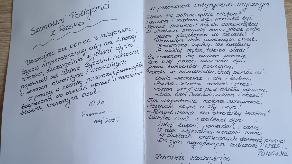 Doceniają zaangażowanie policjantów w Resku