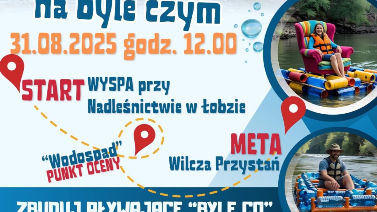 Wilczy Spływ na Byle Czym – oryginalne wydarzenie wodne w Łobzie