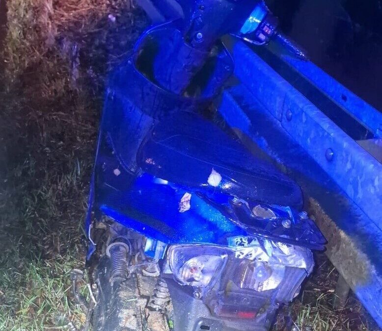 Dzielnicowy z Węgorzyna udaremnił jazdę nietrzeźwemu kierowcy motoroweru