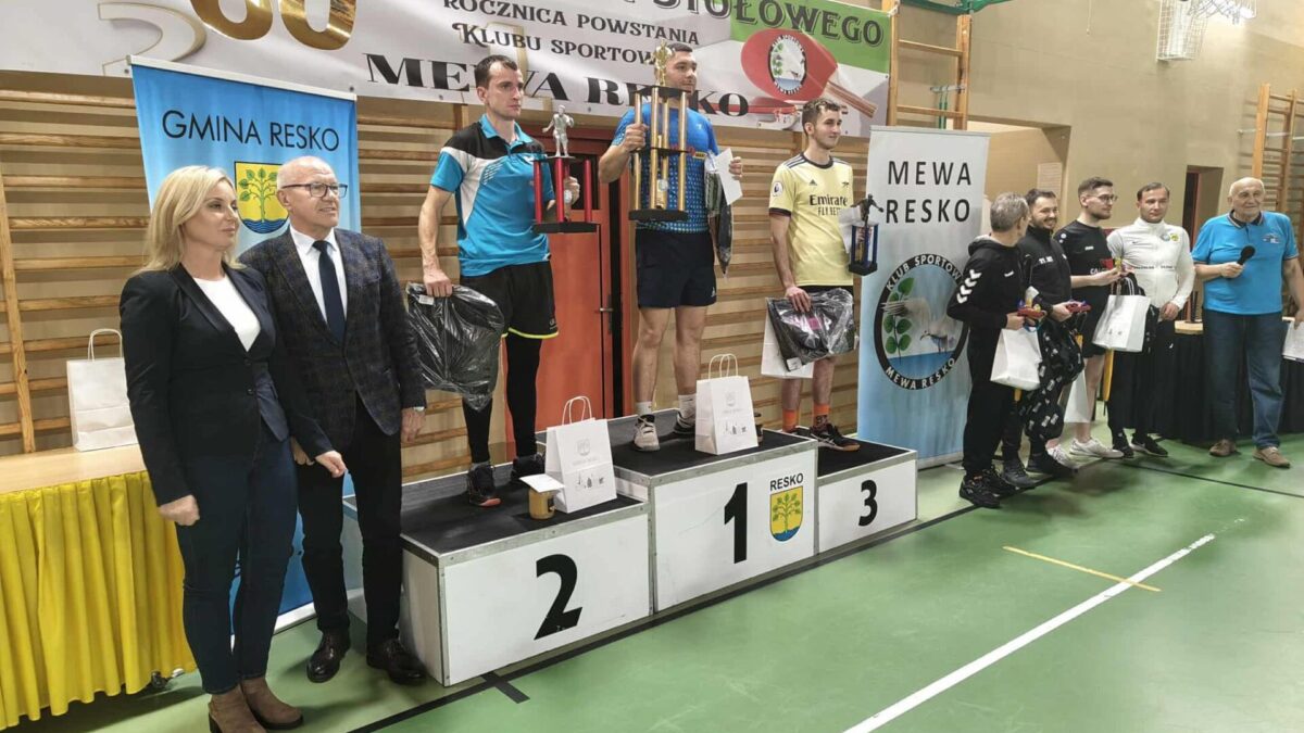 Resko świętuje 60. lat klubu LKS Mewa w rytmie tenisa stołowego