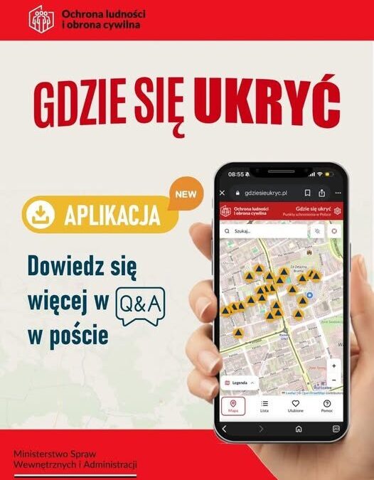 GdzieSieUkryc.pl – nowa aplikacja, która zwiększy Twoje bezpieczeństwo
