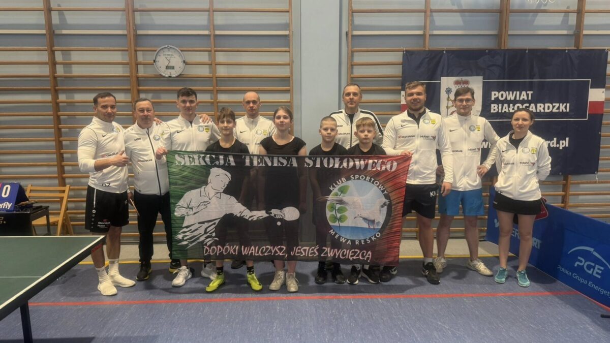 Mistrzowie rakietki w akcji – emocje na turnieju tenisa stołowego w Białogardzie