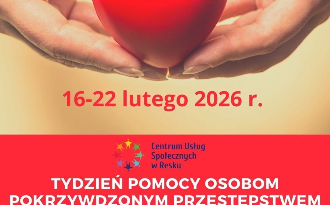 Tydzień Pomocy Osobom Pokrzywdzonym Przestępstwem – bezpłatne wsparcie w Resku