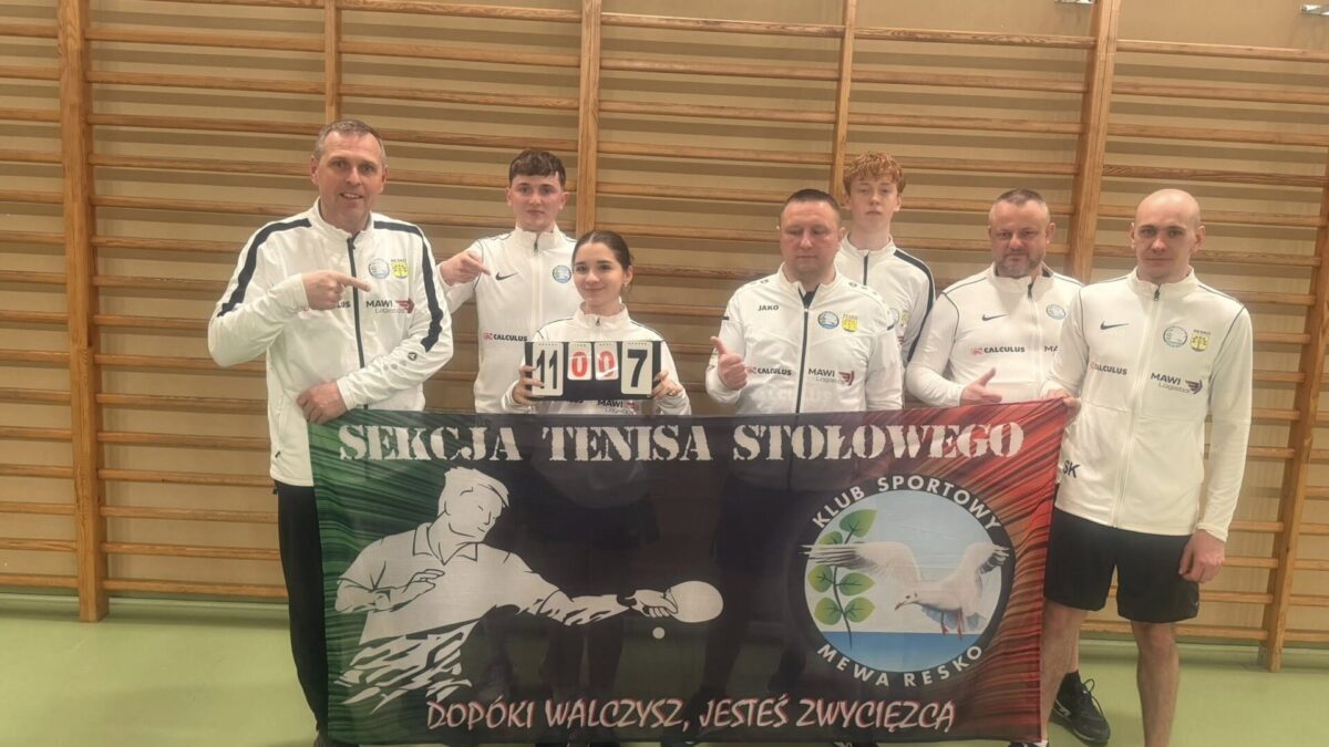 Wygrana Mewy Resko w meczu tenisa stołowego
