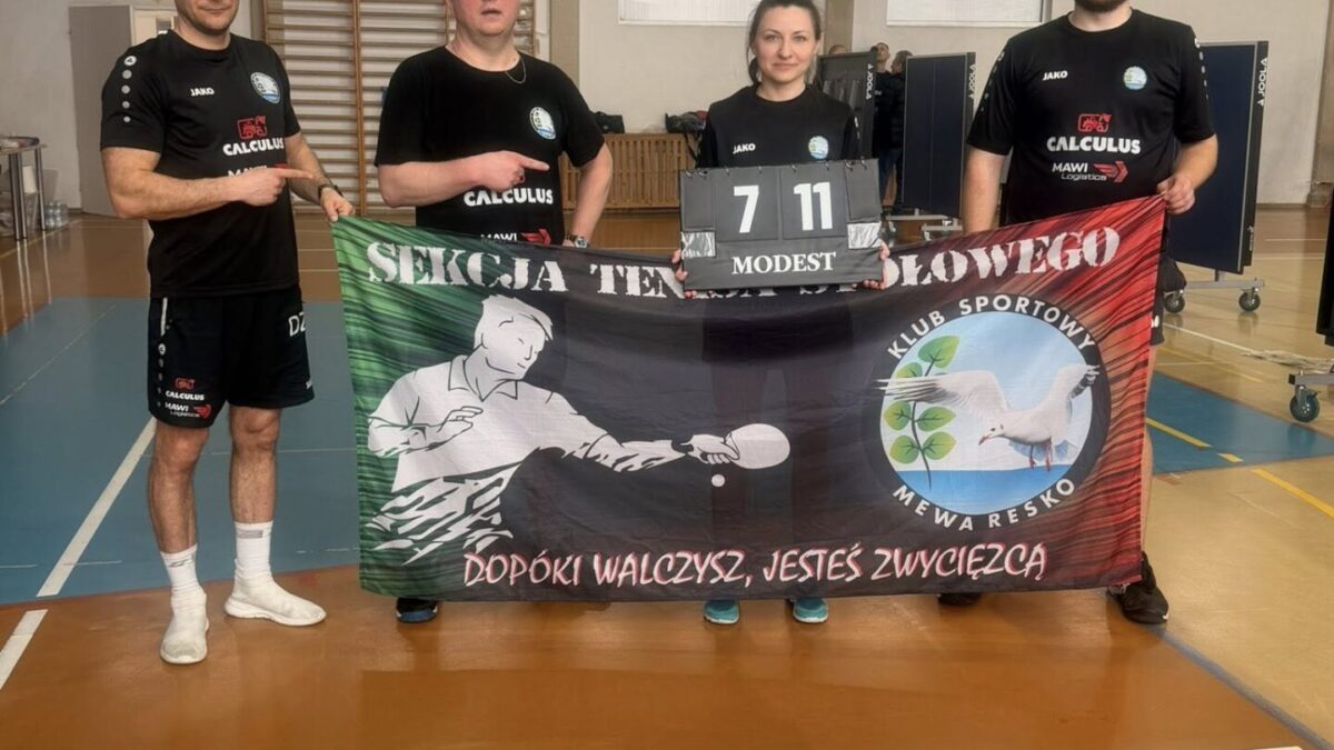 Zacięty bój o zwycięstwo: Tenisiści stołowi z Mewy Resko potwierdzają swoją dominację